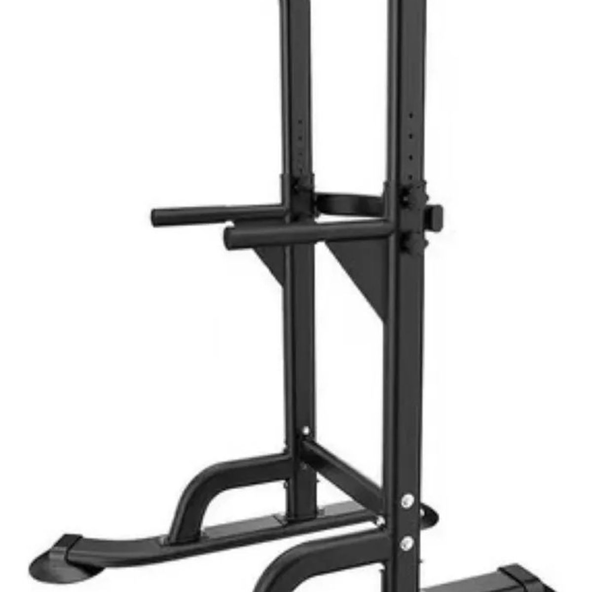 MUNDO MAGIA - Torre Multifuncional Ejercicios Dominadas Color Negro