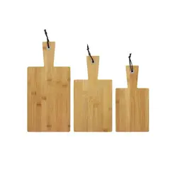 DAY - Set 3 Tablas De Cortar Bamboo Incluye Cuerda DAY.