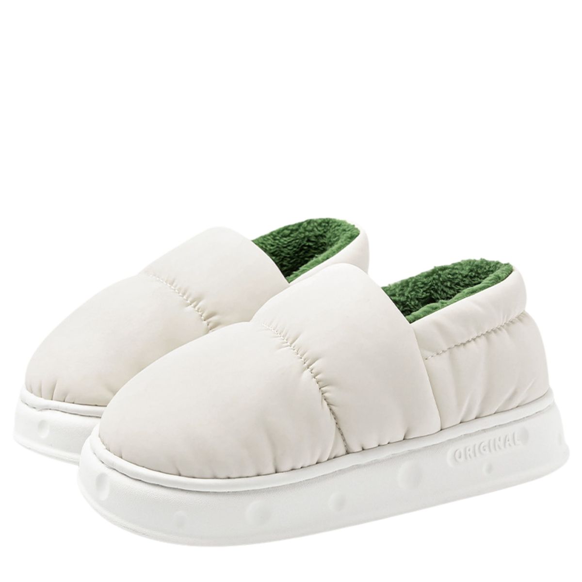 CRUSEC - Zapatos Impermeables De Invierno Pantuflas Con Chiporro