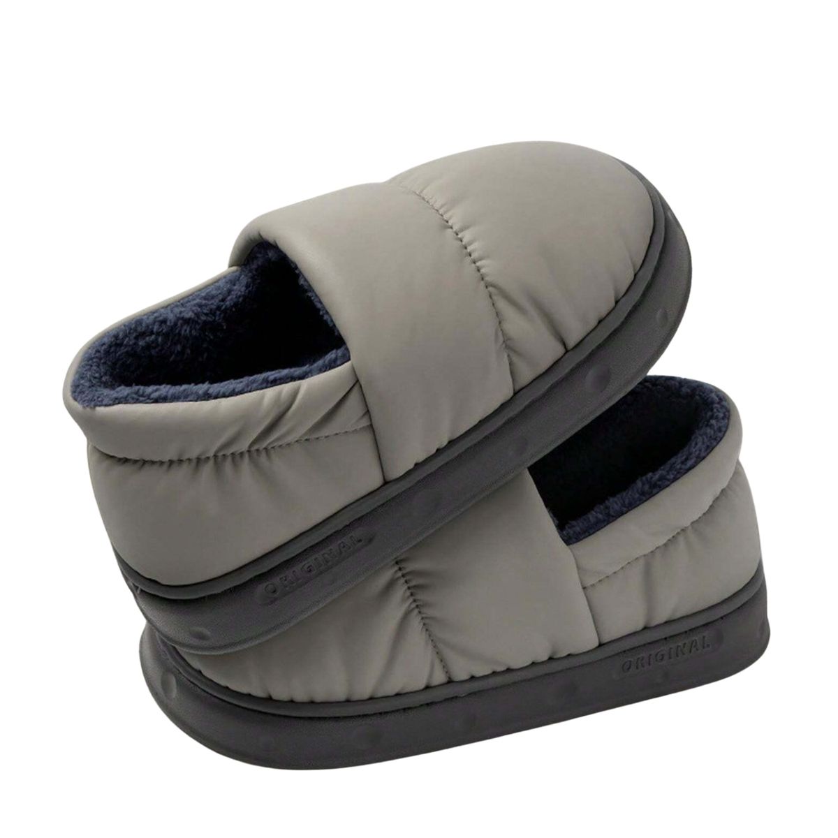 CRUSEC - Zapatos Impermeables De Invierno Pantuflas Con Chiporro