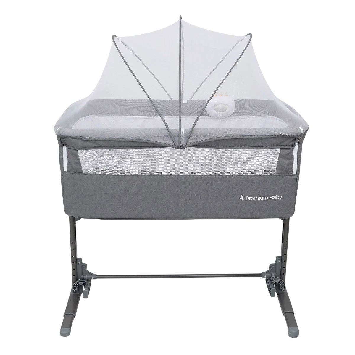BEBESIT - Cuna Colecho Con Dispositivo Vibración Premium Baby Mix Bebesit Gris