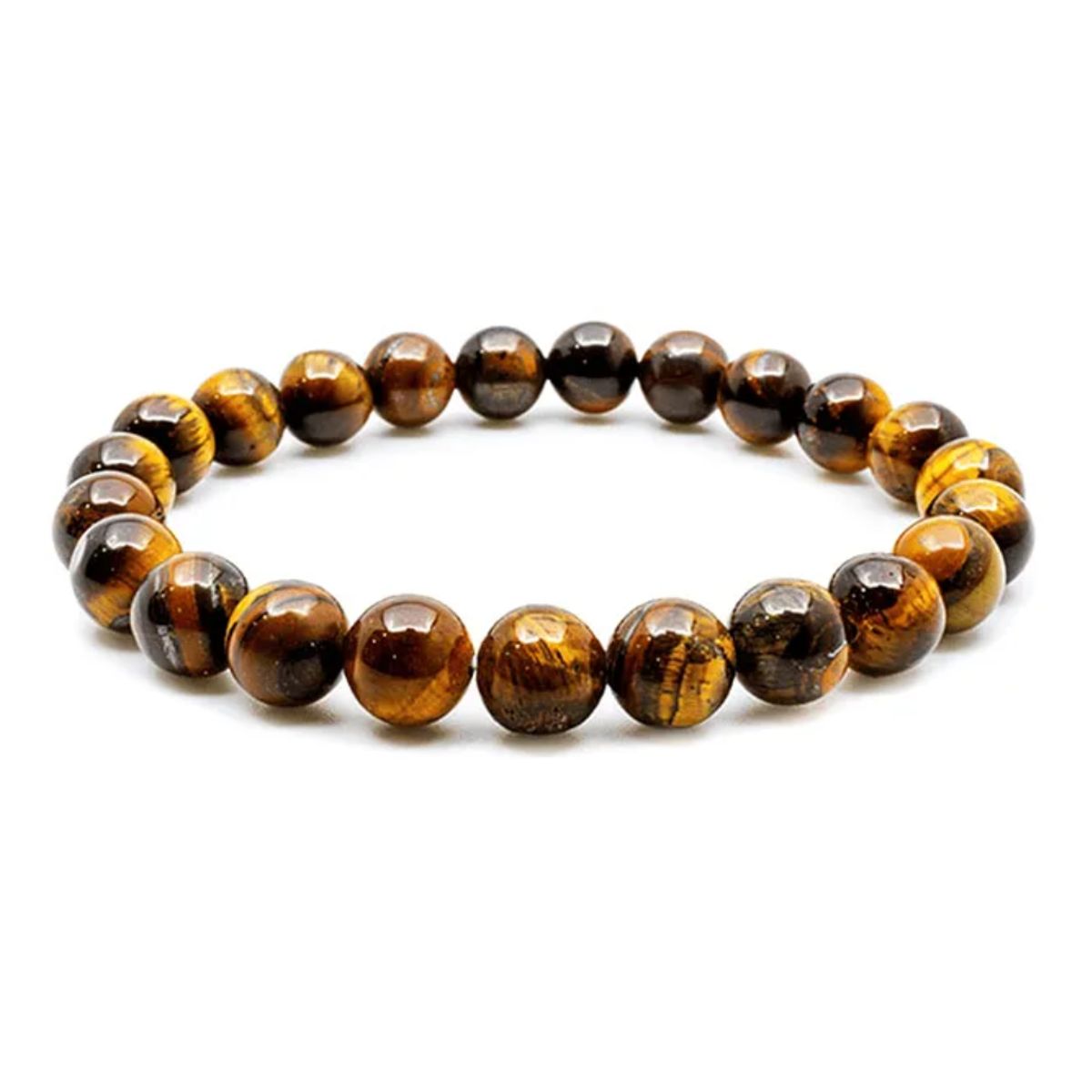 GENERICO - Pulsera Ojo De Tigre Piedra Natural Protección Unisex