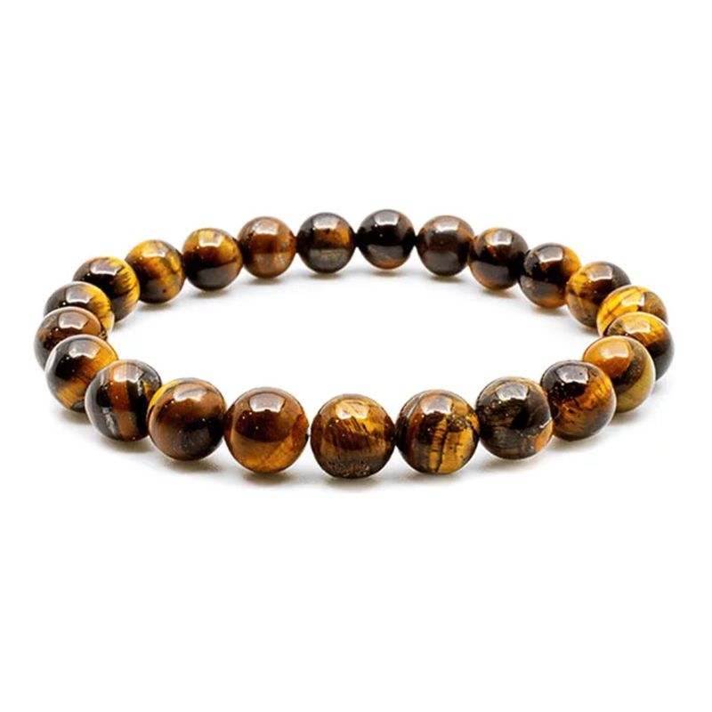 GENERICO - Pulsera Ojo De Tigre Piedra Natural Protección Unisex