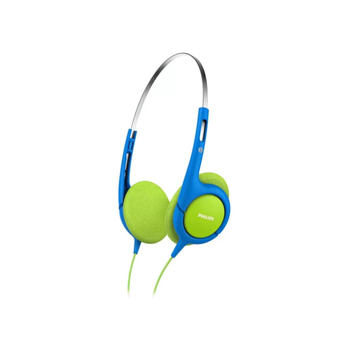 PHILIPS - Audifonos OverEar Jack 3.5 Niños Azul Verde SHK1030 Philips