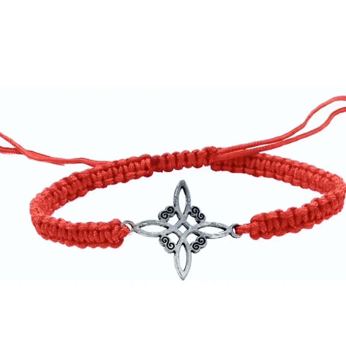 GENERICO - Pulsera Hilo Rojo Nudos De Bruja Amuleto Protección Y Suerte
