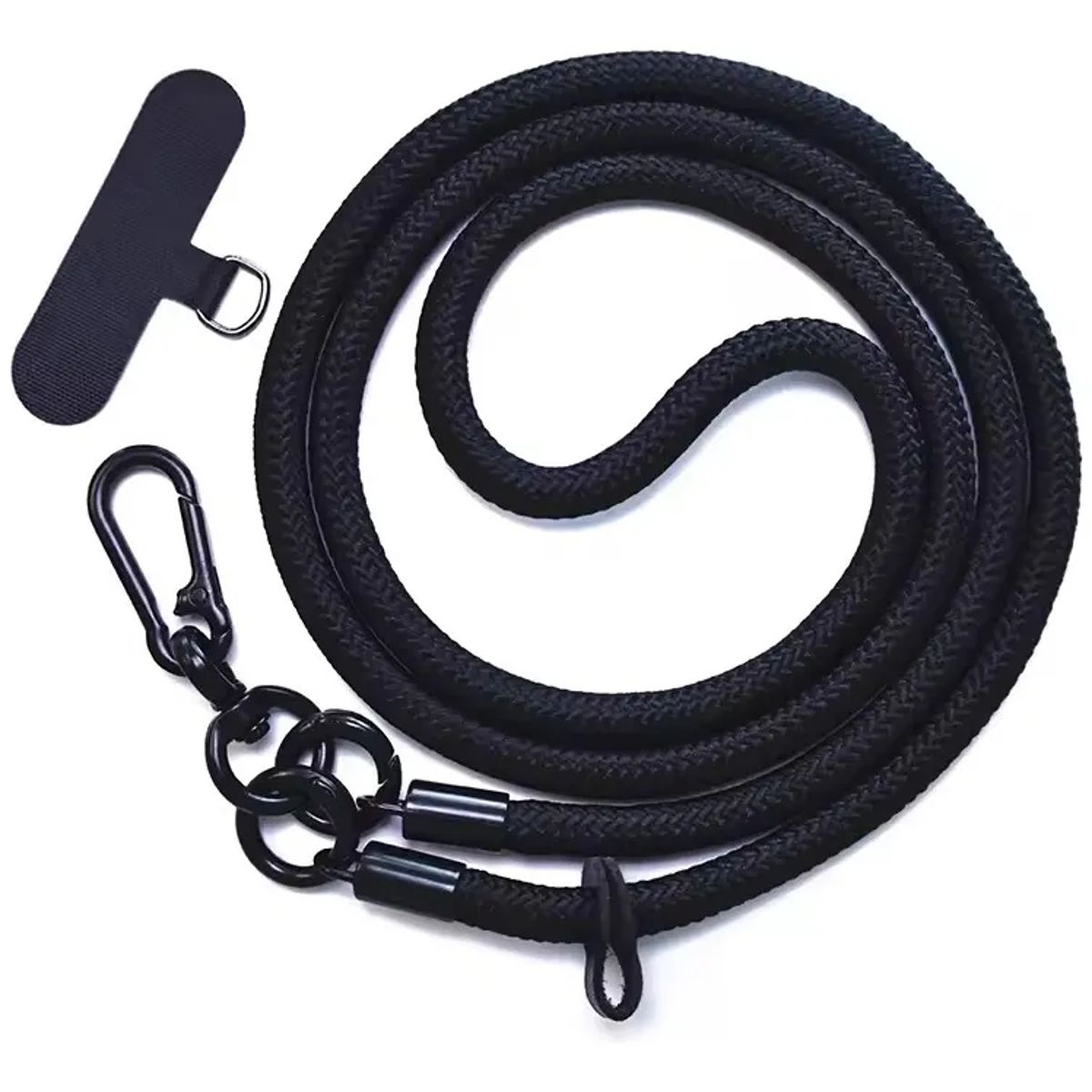 GENERICO - Colgante Para Carcasa Celular Universal Correa 120cm Negro