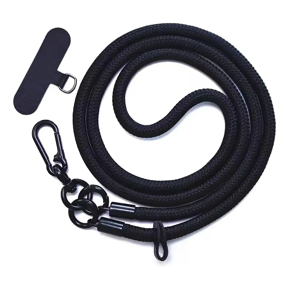 GENERICO - Colgante Para Carcasa Celular Universal Correa 120cm Negro