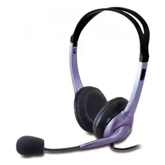 GENIUS - Audifono Headset Microfono 2 Jack 3.5 PC HS-04S Gris