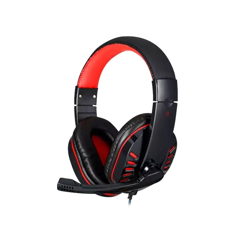 ULTRA - Audifono Gamer Jack 3.5 Ps4 Xbox PC 2Mts Negro Rojo Ultra