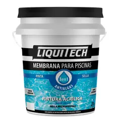 GENERICO - Liquitech Membrana Piscina 20 Lts. Merclin / Celeste Aruba