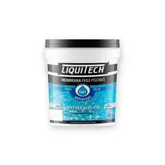 GENERICO - Liquitech Membrana Piscina 4 Lts. Merclin / Celeste Aruba