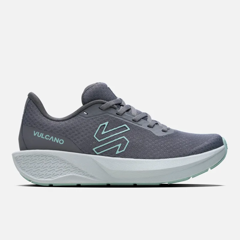 VULCANO - Zapatilla Running Mujer Seismic Gris