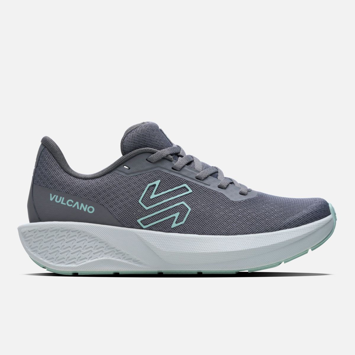 VULCANO - Zapatilla Running Mujer Seismic Gris