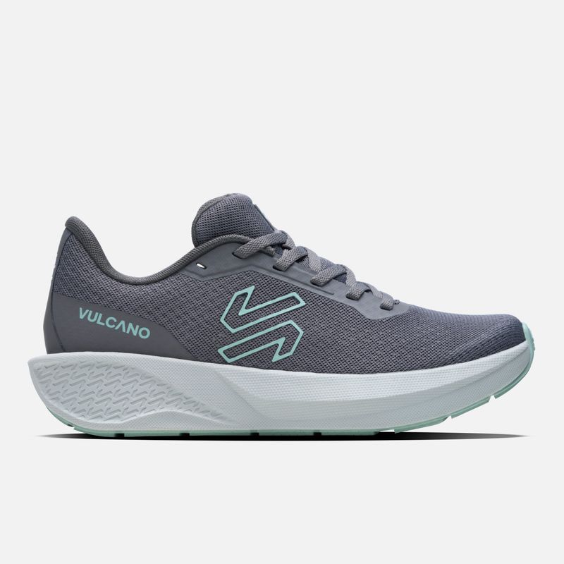 VULCANO - Zapatilla Running Mujer Seismic Gris