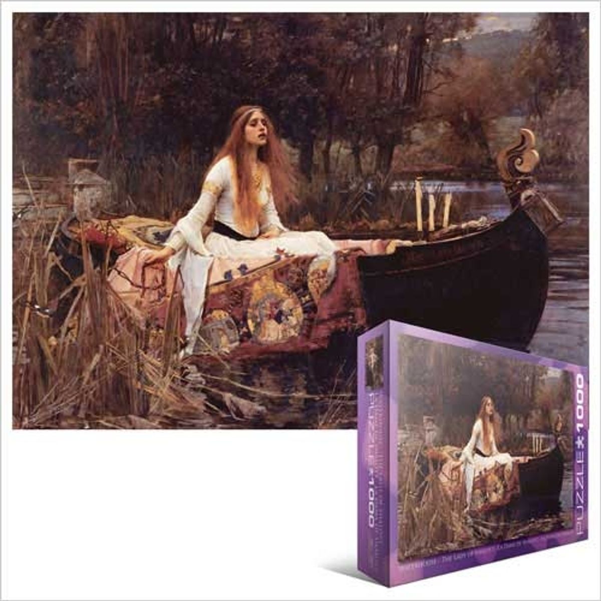 EUROGRAPHICS - EUROGRAPHICS 6000-1133 THE LADY OF SHALOTT PUZZLE 1000