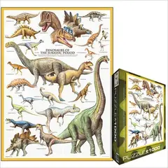 EUROGRAPHICS - 6000-0099 DINOSAURS OF JURASSIC PERIOD PUZZLE