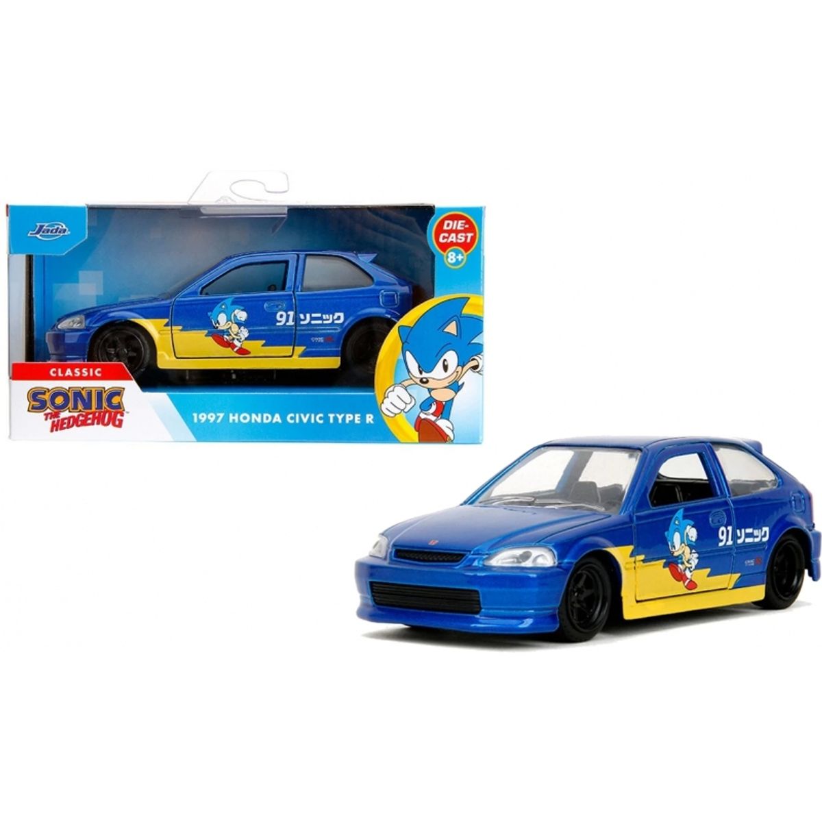 GENERICO - JADA 35482 1-32 1997 HONDA CIVIC TYPE R  SONIC THEME