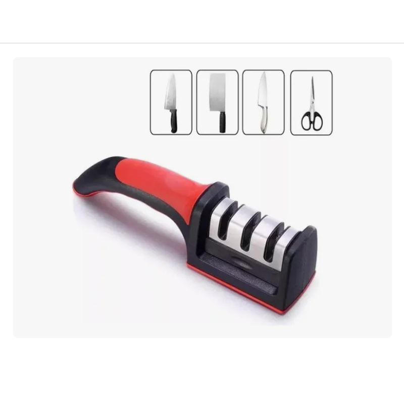 GENERAC - Afilador De Cuchillos Tijeras De 3 Filos De Acero Inoxidable
