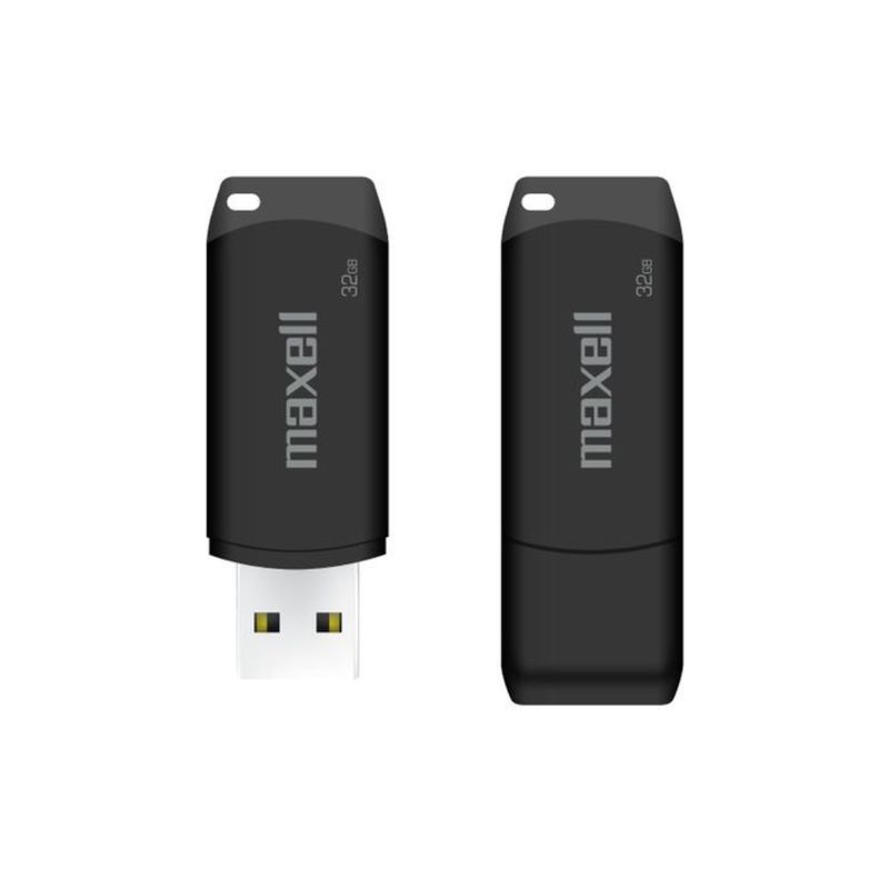 MAXELL - PENDRIVE USB 2,0 MAXELL 32 GB USBPD-32 NEGRO