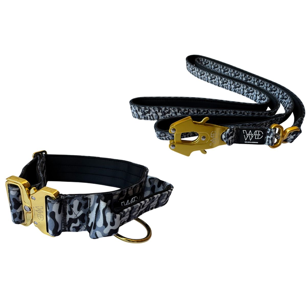 GENERICO - Collar Táctico Y Correa Para Perro - CAMUFLAJE TALLA L