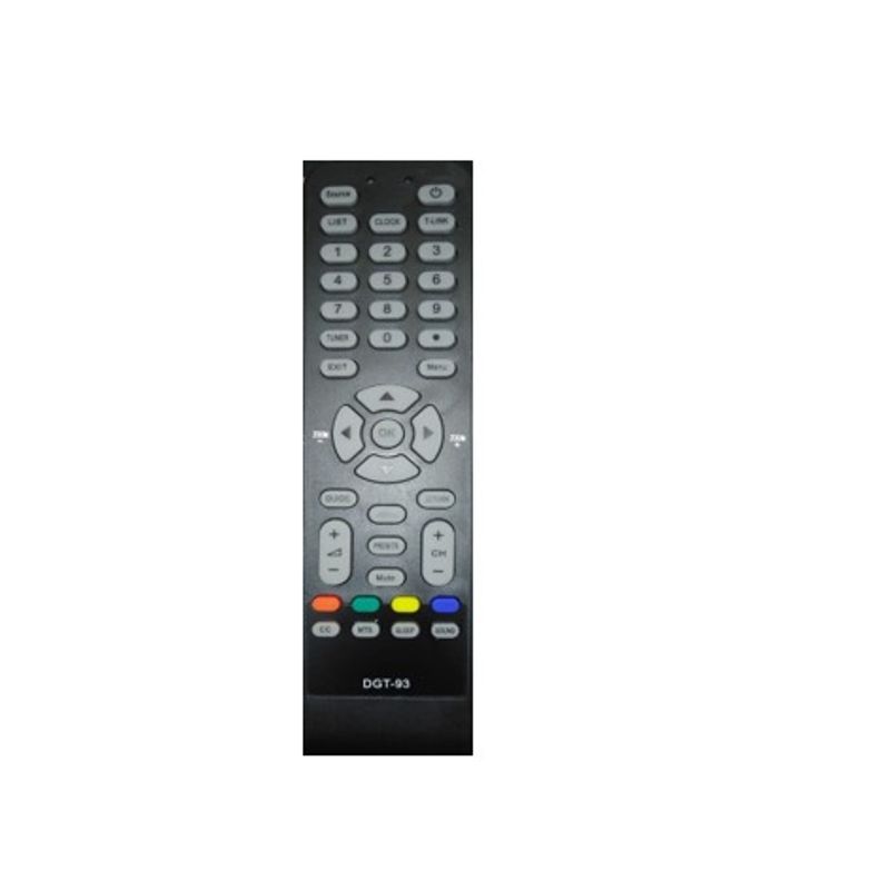 GENERICO - CONTROL REMOTO DGT-93 COMPATIBLE CON TV ANTIGUA RECOO HIKATO Y RCA