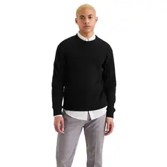 DOCKERS - Sweater Hombre Crewneck Regular Fit Negro