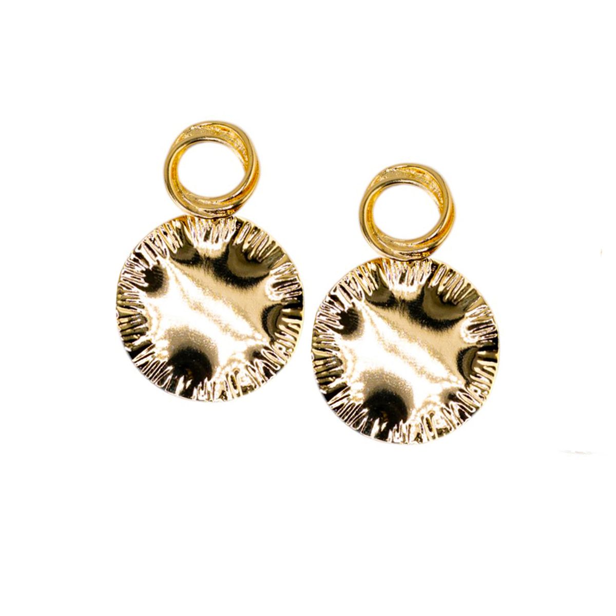 JOYAS MONTERO - Aros Aria Gold Baño de Oro 24k