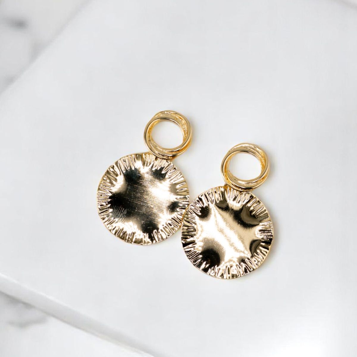 JOYAS MONTERO - Aros Aria Gold Baño de Oro 24k