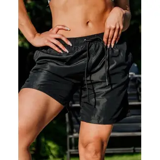 SAMIA - Short largo negro mujer - Negro - L