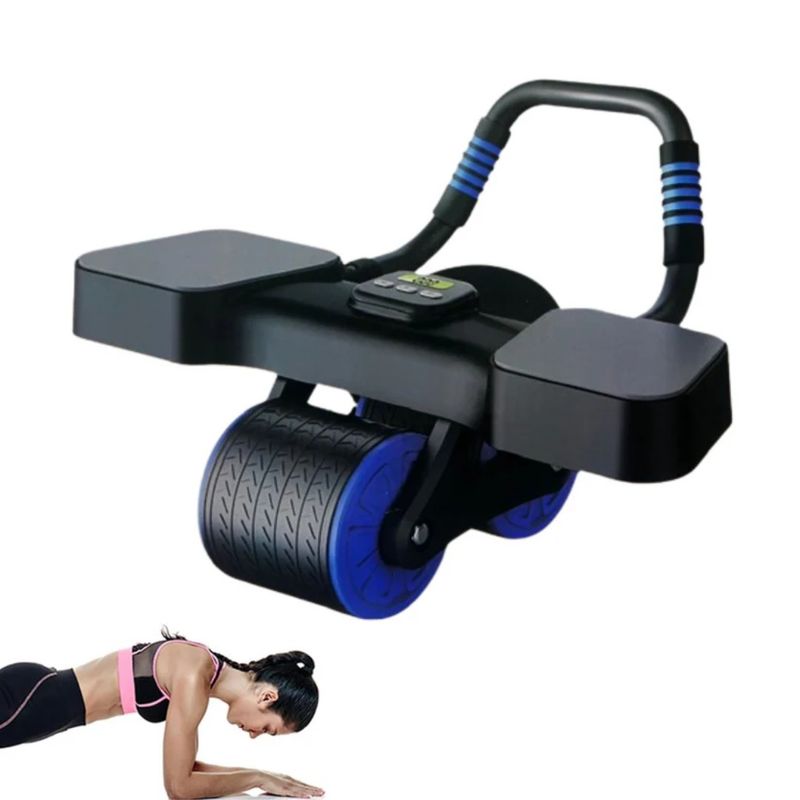 ANGELES DEL HOGAR - RUEDA ABDOMINAL DE REBOTE CON SOPORTE PARA EL CODO Y CONTADOR