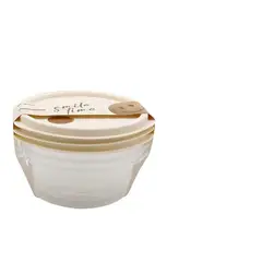 GENERICO - Set Contenedor Comida 3pcs