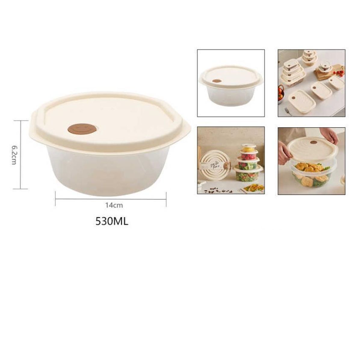 GENERICO - Set Contenedor Comida 3pcs