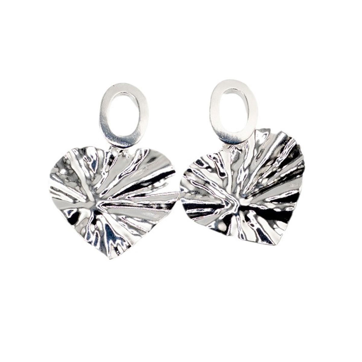 JOYAS MONTERO - Aros Ella Silver Baño de Oro 24k