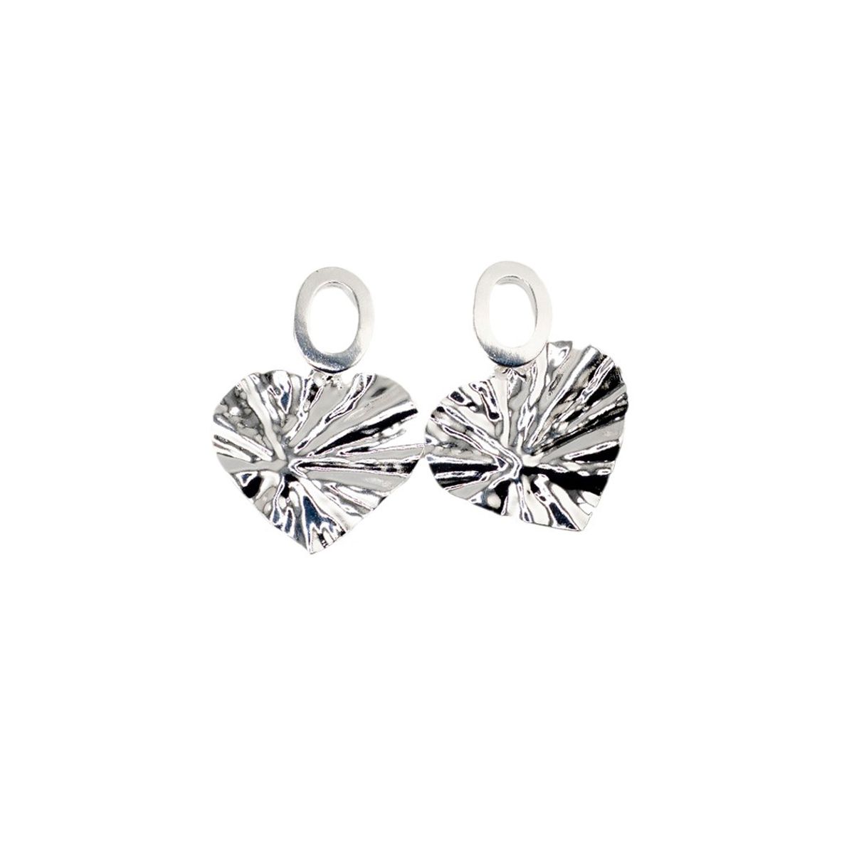 JOYAS MONTERO - Aros Ella Silver Baño de Oro 24k