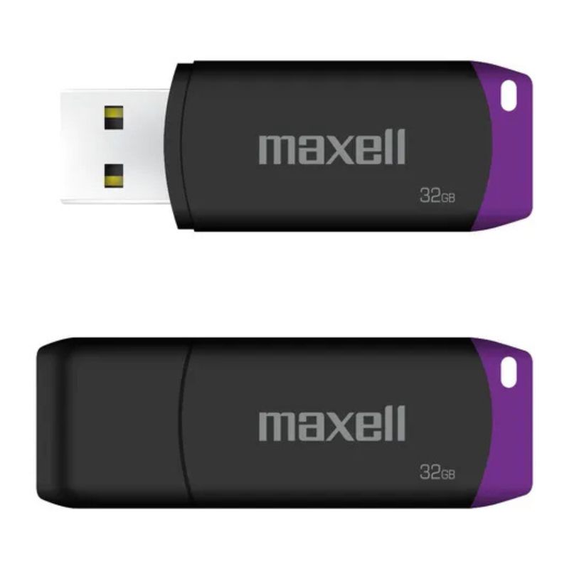 MAXELL - PENDRIVE USB 2,0 MAXELL 32 GB USBPD-32 PURPURA