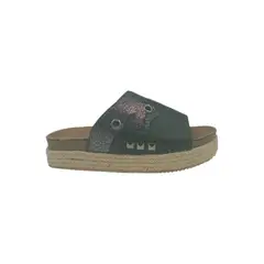 HERIEL - Sandalia Negra Plataforma Mujer