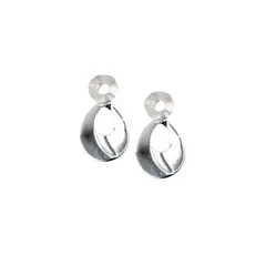 JOYAS MONTERO - Aros Berna Silver Baño de Oro 24k