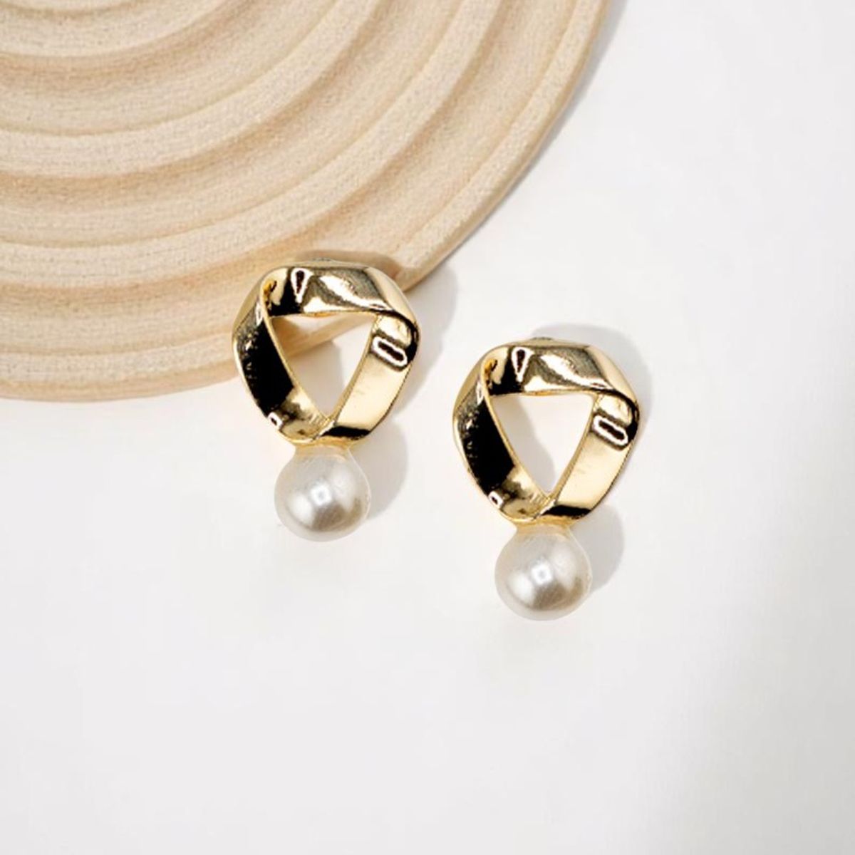 JOYAS MONTERO - Aros Rania Gold Baño de Oro 24k