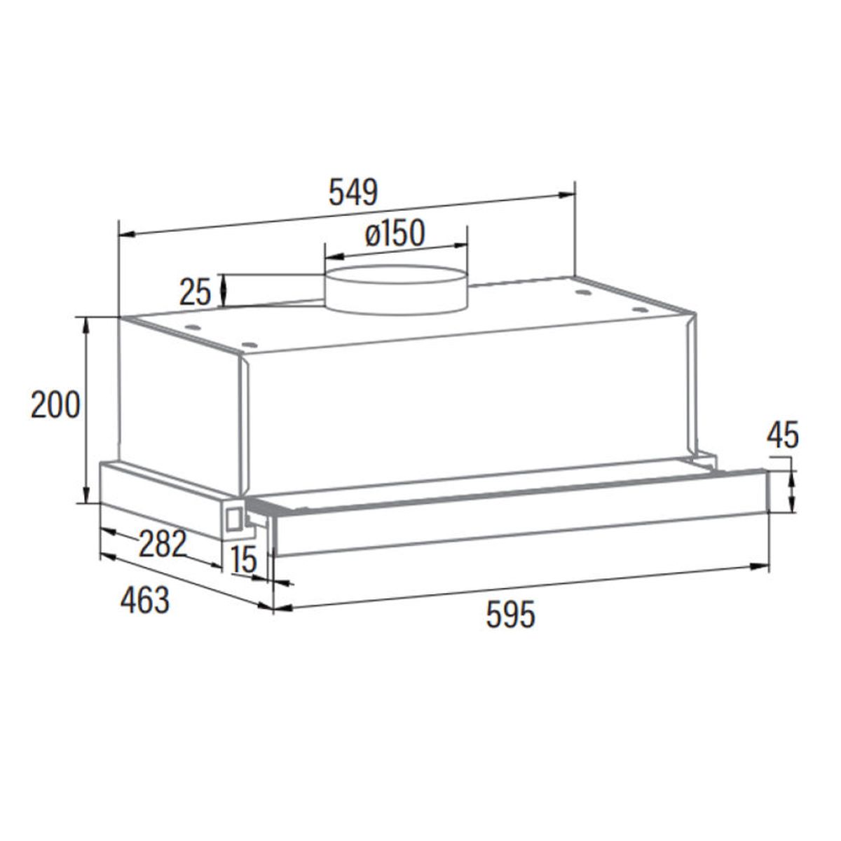 CATA - Campana Extraible TFB-5160X