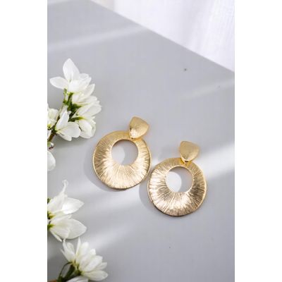 Imagen 2 del producto Aros Daria Gold Baño de Oro 24k