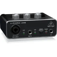 BEHRINGER - Interfaz de Audio U-Phoria UM2 USB 2X2 48KHZ 16BIT
