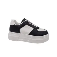 HERIEL - Zapatilla Negra Plataforma Mujer