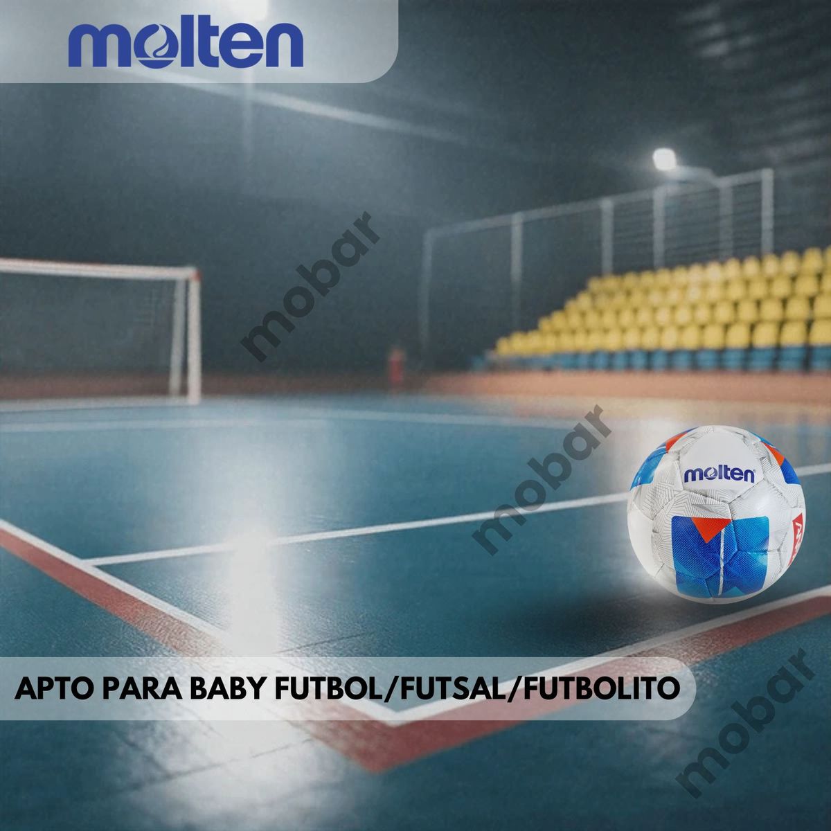 MOLTEN - Balon Pelota Futsal Baby Futbol N4 Molten Vantaggio 1900
