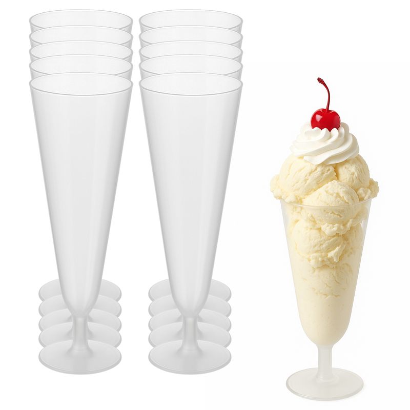 GENERICO - Set 100 Copas Acrílico Copas Vino Helado Copas De Acrilico