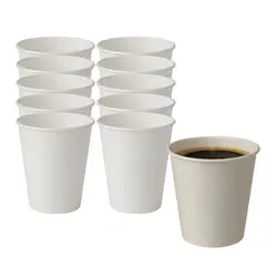 GENERICO - Set 10 Vasos Cafe Polipapel Termico 350mL 12Oz Desechable