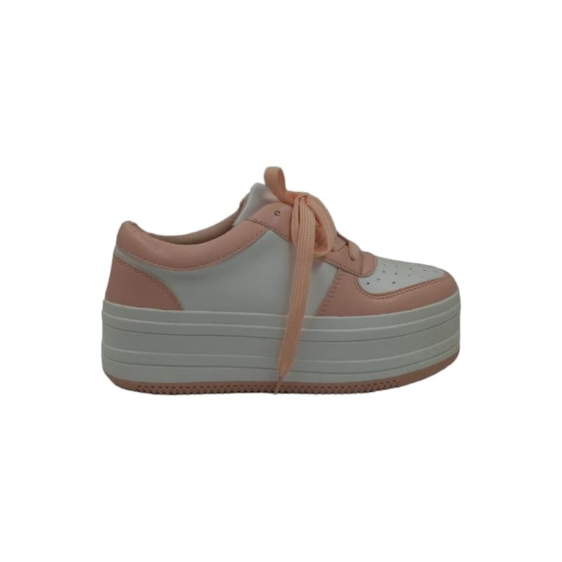 HERIEL - Zapatilla Rosa Plataforma Mujer