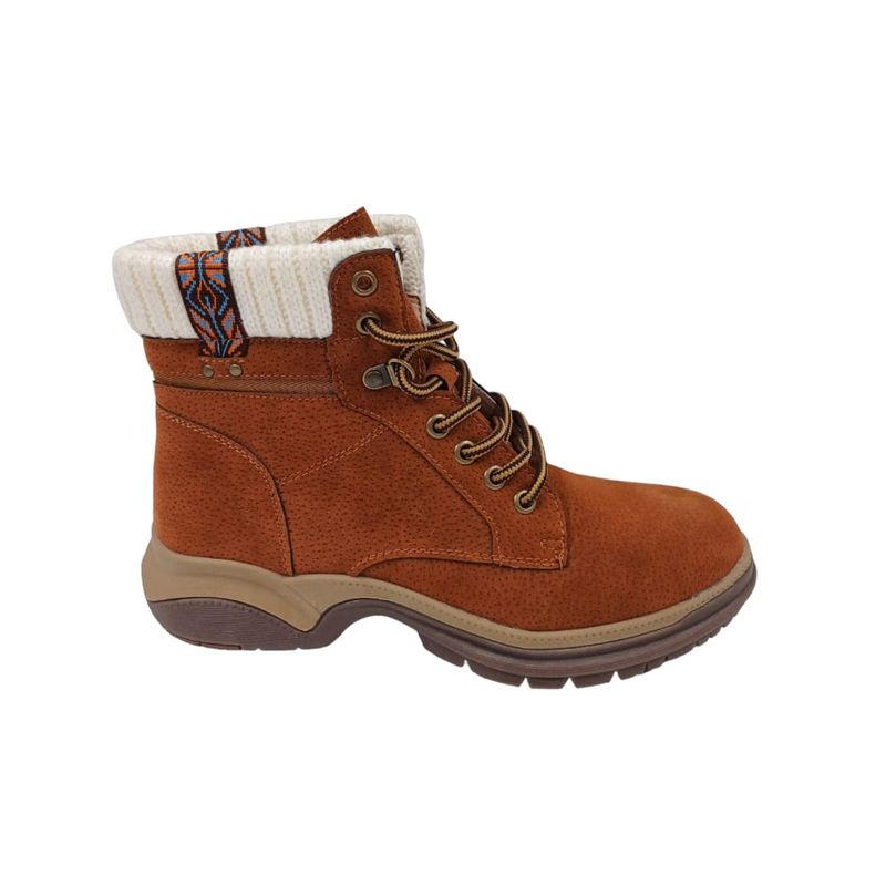 HERIEL - Botín Camel Plataforma Mujer