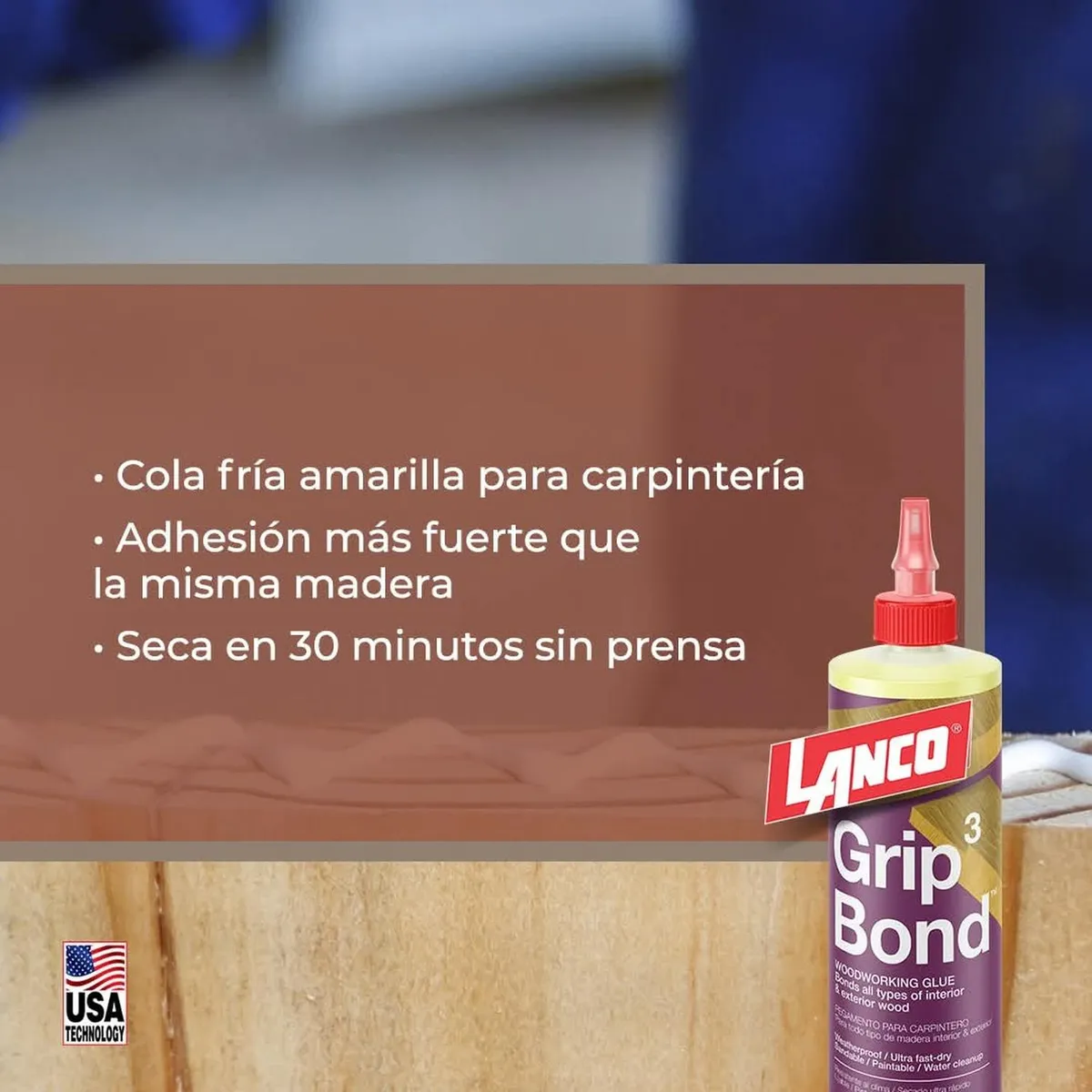 LANCO - Cola Fría Extra Fuerte Grip Bond 3 946mL Lanco