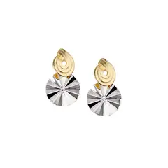 JOYAS MONTERO - Aros Milena Gold Baño de Oro 24k