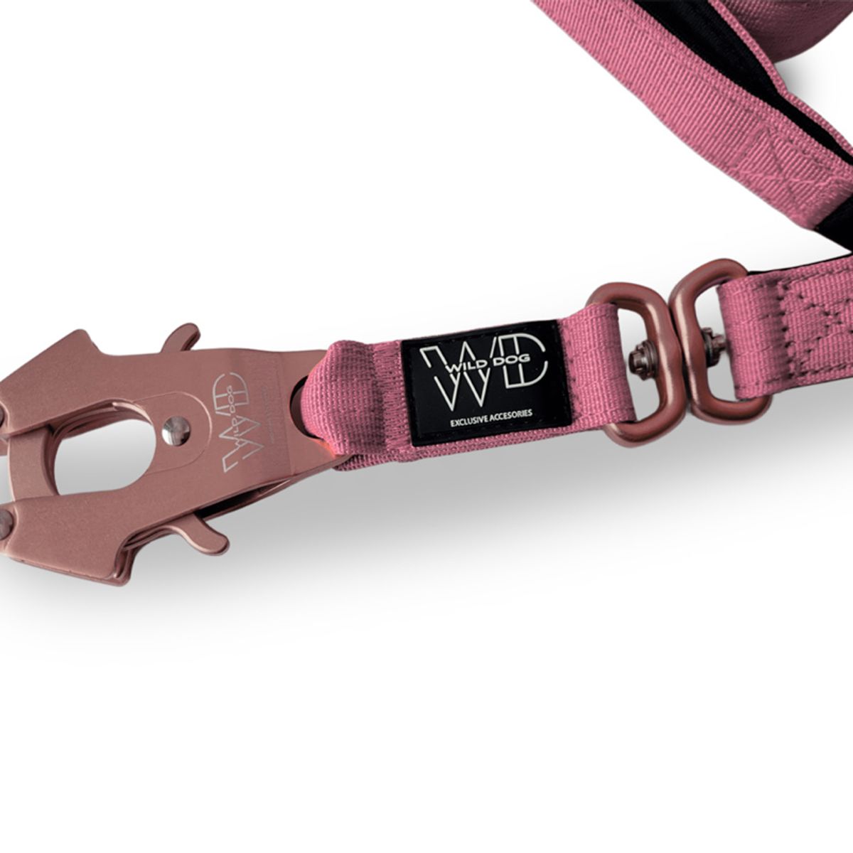 GENERICO - Collar Táctico Y Correa Para Perro - ROSADO TALLA M